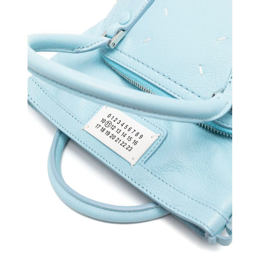 Maison Margiela Blue Leather Handbag