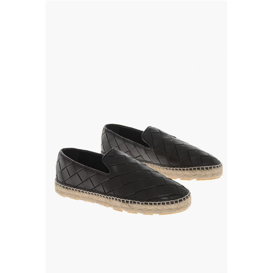 Bottega Veneta Woven Leather JACK Espadrillas with Rubber Sole