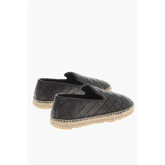 Bottega Veneta Woven Leather JACK Espadrillas with Rubber Sole
