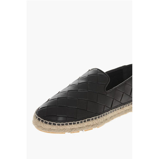 Bottega Veneta Woven Leather JACK Espadrillas with Rubber Sole