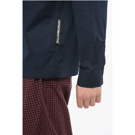 Department 5 Cotton PIKE Shirt with Contrasting Buttons and Breast Pocket