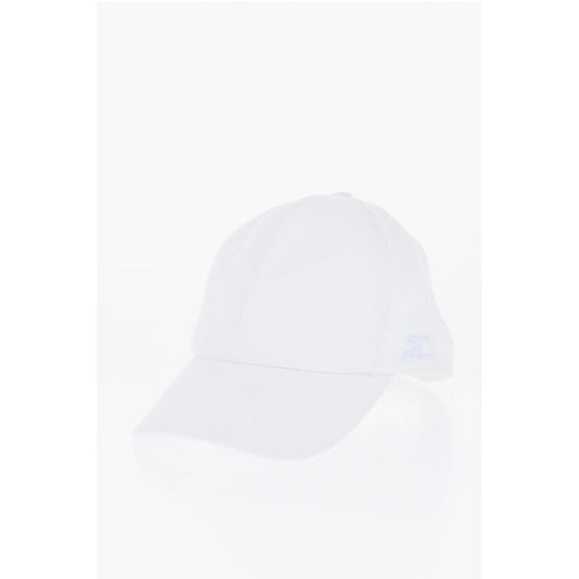 Courrėges Solid Color Cap with Embroidered Logo