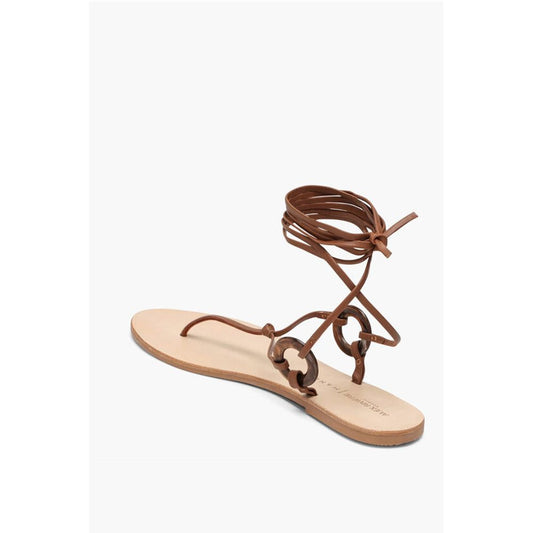 Manebi ALEX RIVIÈRE Leather Lace-Up Sandal with Detail