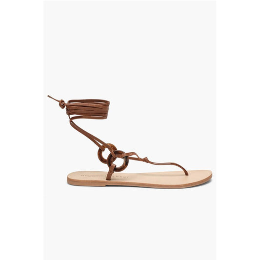 Manebi ALEX RIVIÈRE Leather Lace-Up Sandal with Detail