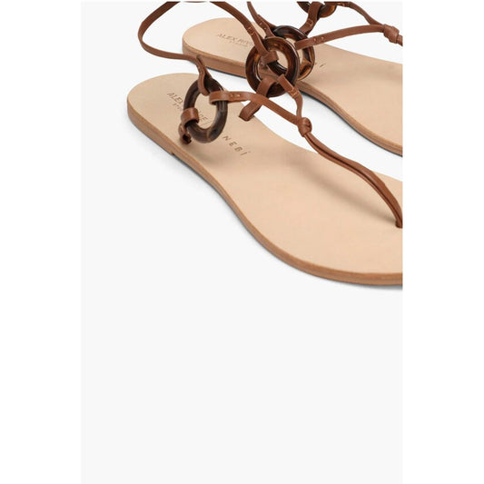 Manebi ALEX RIVIÈRE Leather Lace-Up Sandal with Detail