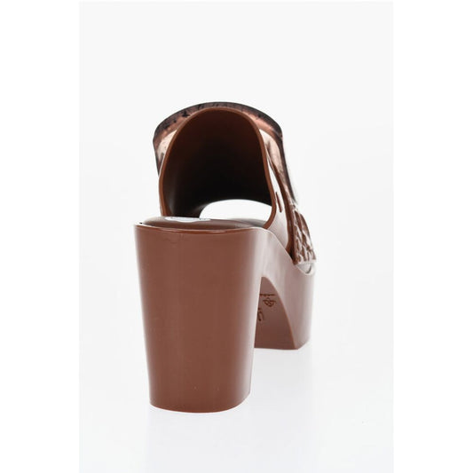 Viktor & Rolf MELISSA Rubber BUCKLE UP Mules with Maxi Buckle 10cm