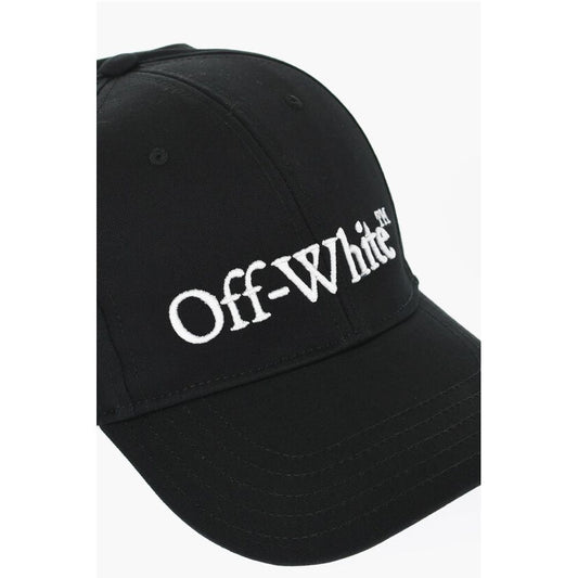 Off-White Cotton Twill DRILL Cap with Embroidery