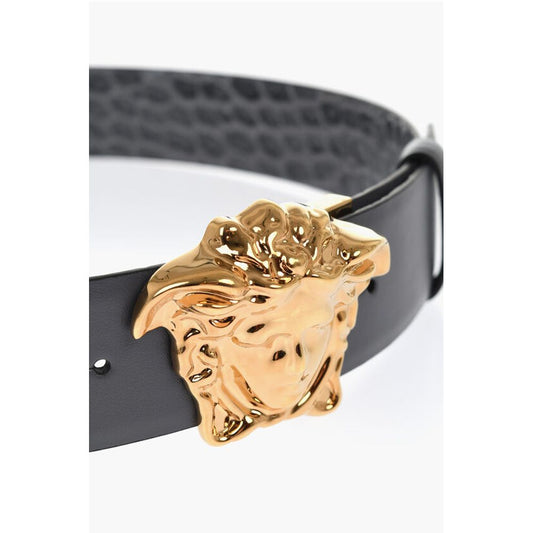 Versace Reversible Leather Belt with Medusa Buckle 40mm