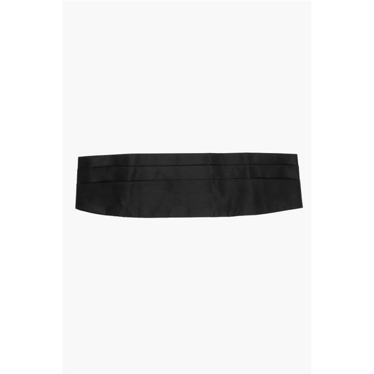 Armani EMPORIO Solid Color Silk Sash Belt