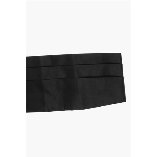 Armani EMPORIO Solid Color Silk Sash Belt