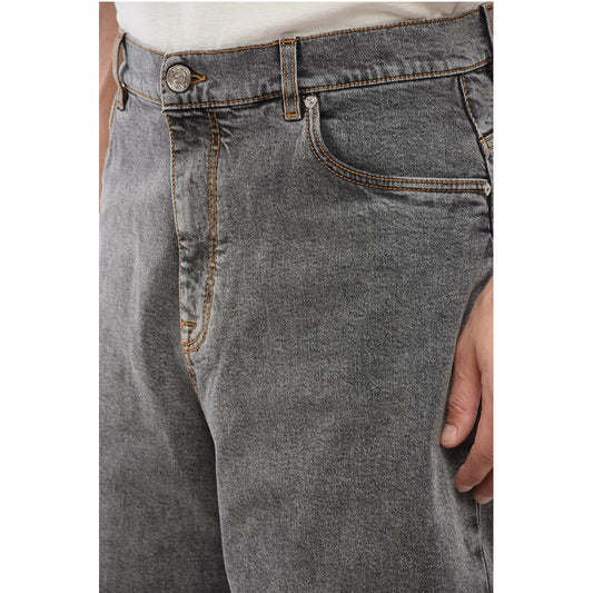 Etro Stone Washed Wide Leg Denims
