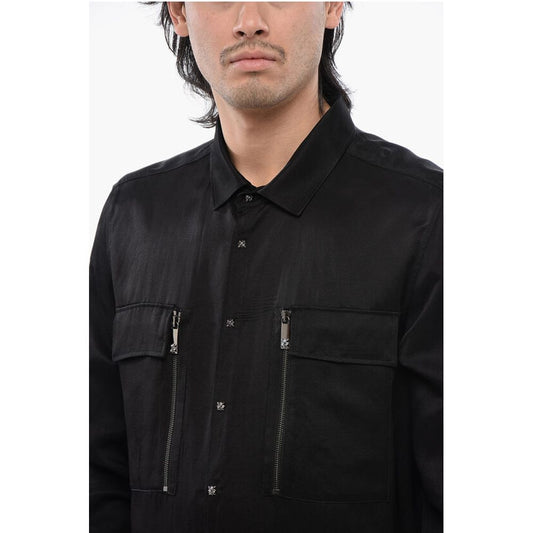 John Richmond Long Sleeved FANESI Shirt With Front Pockets