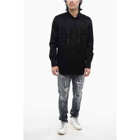 John Richmond Long Sleeved FANESI Shirt With Front Pockets