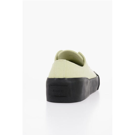 Jil Sander Rubber Sole JUNGLE Canvas Lace-up Sneakers