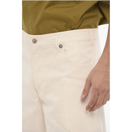 Neil Barrett Stretch Denim Loose Fit Shorts