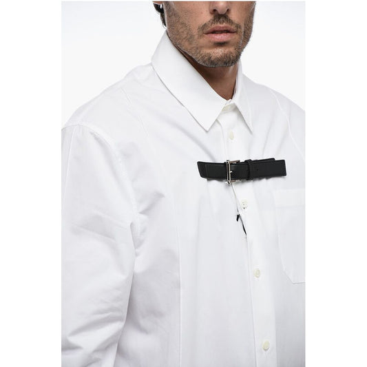 Versace Long Sleeved ShirtWith Buckle Detail