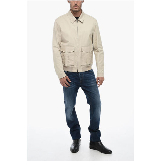 Corneliani Zipped Overshirt with Flap Pockets