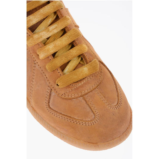 Maison Margiela MM22 Lace-up Sneakers with Visible Stitching