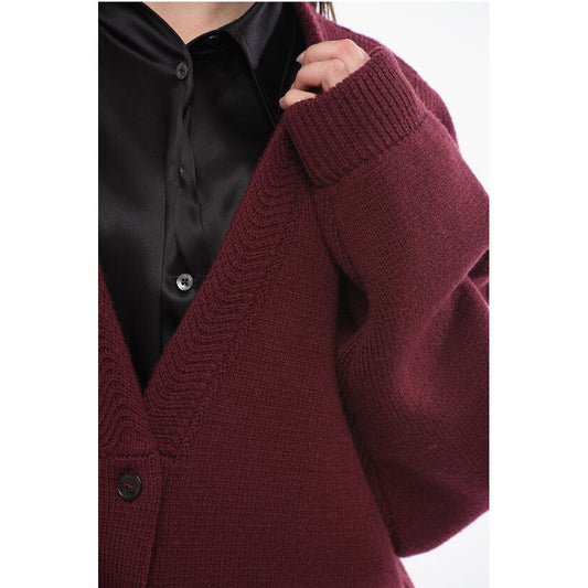 Maison Margiela Drop Shoulder Wool Cardigan