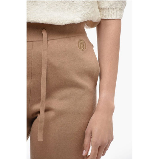 Burberry Cashmere Blend Sweatpants with Cuffs