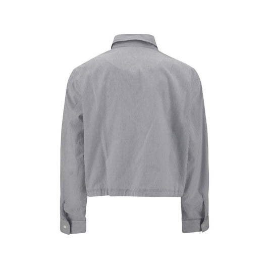Maison Kitsuné Cropped striped Shirt