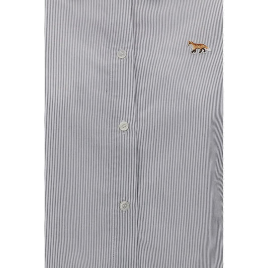 Maison Kitsuné Cropped striped Shirt