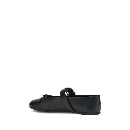 Miu Miu Leather Ballerinas