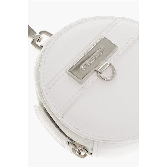 Dsquared² Leather Purse with Carabiner