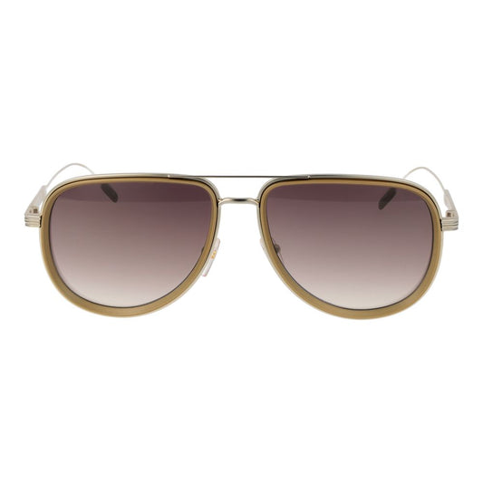 Ermenegildo Zegna Gold Men Sunglasses