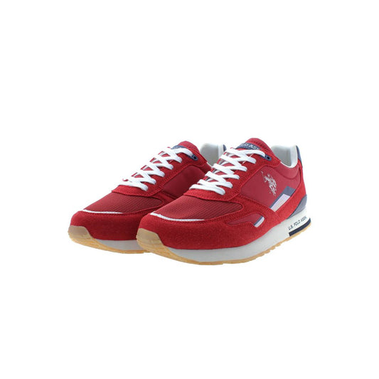 U.S. POLO ASSN. Red Polyester Sneaker