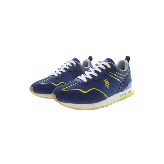 U.S. POLO ASSN. Blue Polyester Sneaker